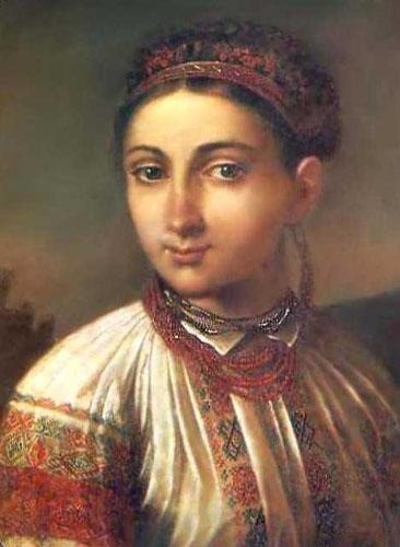 Vasily Tropinin Girl from Podillya, Germany oil painting art
